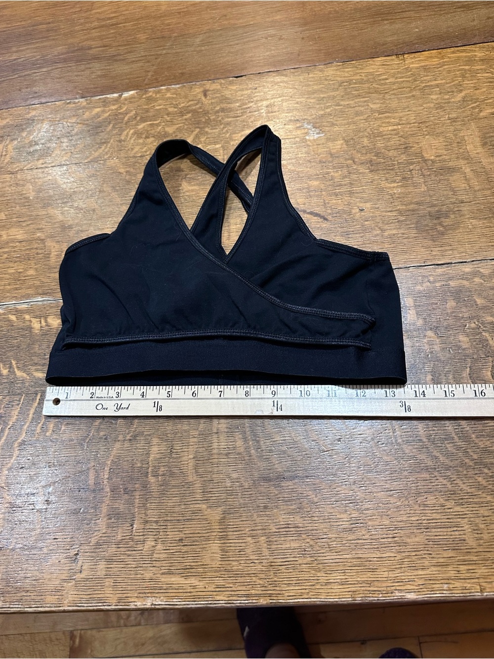 Rumina Pump nurse bra Black Sports Bralette  Lightweight Support approx sz small